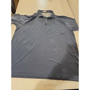 Peter Millar Polo Summer Comfort tee Mens XL Full print Short Sleeve Golf (1315